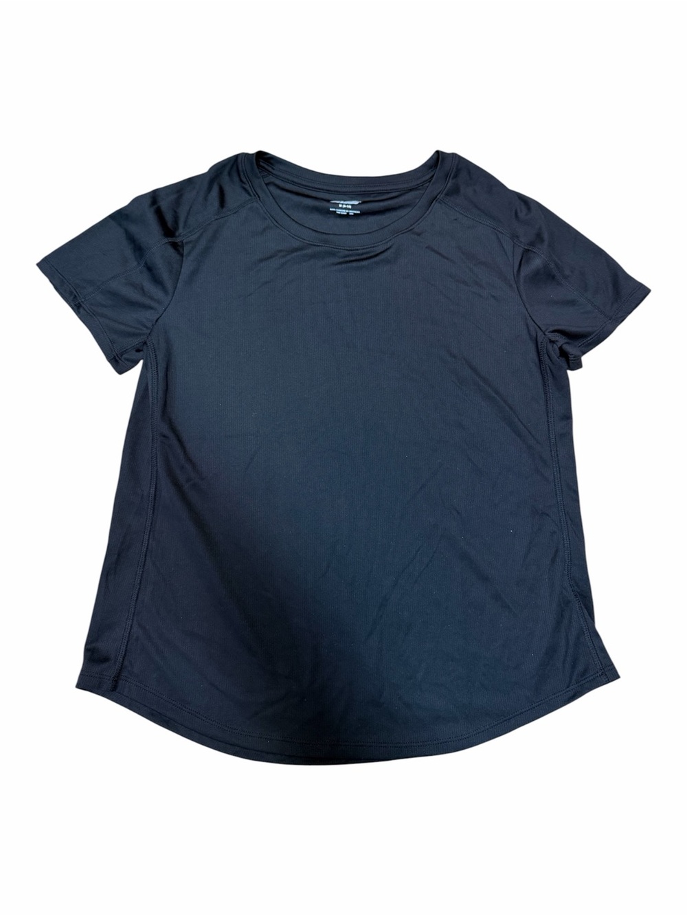 Avia Medium Black Athletic Performance Tee Short Sleeve Workout Top